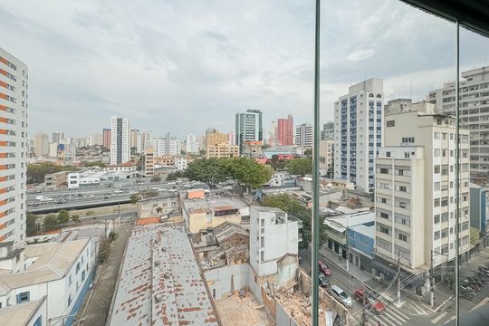 Vista da Varanda de kitnet/studio à venda com 1 quarto, 28m² em Sé, São Paulo