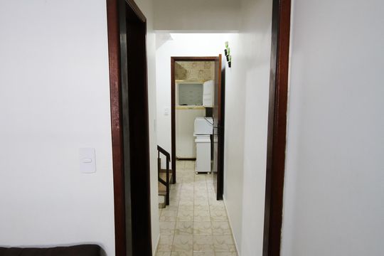 Sala de casa para alugar com 2 quartos, 69m² em Vila Caiçara, Praia Grande
