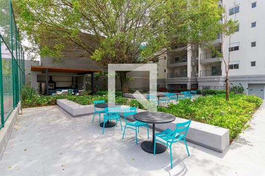 Área comum de apartamento para alugar com 3 quartos, 109m² em Santo Amaro, São Paulo