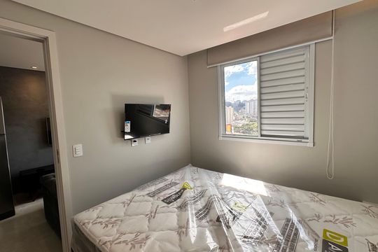 Quarto de apartamento à venda com 1 quarto, 25m² em Jardim Monte Azul, São Paulo