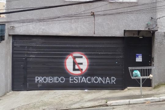 Fachada + Placa de kitnet/studio para alugar com 1 quarto, 29m² em Vila Oratorio, São Paulo