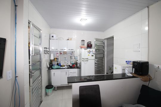 Sala/Cozinha de casa para alugar com 1 quarto, 36m² em Jardim Gianetti, São Paulo