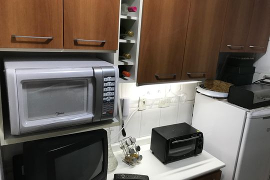 Cozinha de apartamento à venda com 2 quartos, 68m² em Vila São José, São Paulo