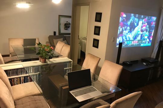 Sala de apartamento à venda com 2 quartos, 68m² em Vila São José, São Paulo