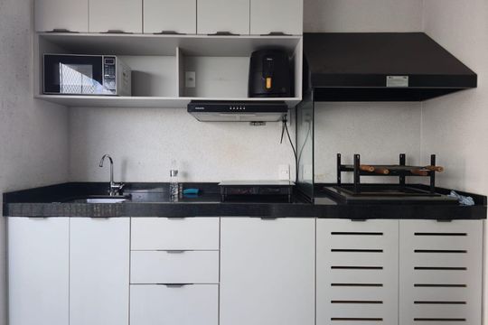 Varanda do Studio de kitnet/studio para alugar com 1 quarto, 40m² em Vila Camargos, Guarulhos