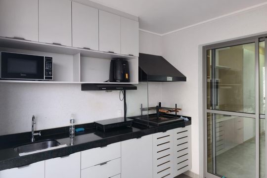KitStudio Varanda Gourmet de kitnet/studio para alugar com 1 quarto, 40m² em Vila Camargos, Guarulhos
