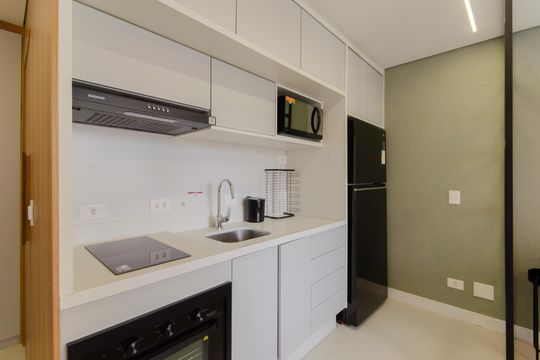 Cozinha de kitnet/studio à venda com 1 quarto, 29m² em Vila Mariana, São Paulo