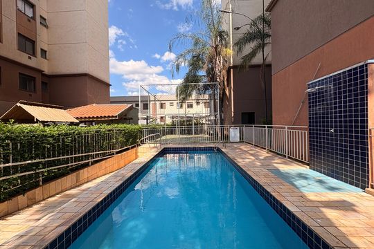 Área comum - Piscina de apartamento para alugar com 2 quartos, 45m² em Jardim Maria Goretti, Ribeirão Preto