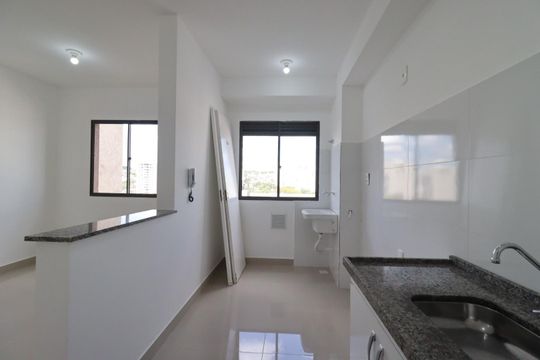 Cozinha de apartamento para alugar com 2 quartos, 45m² em Jardim Maria Goretti, Ribeirão Preto
