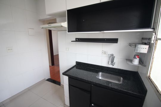 Cozinha de apartamento à venda com 2 quartos, 57m² em Eldorado, Contagem