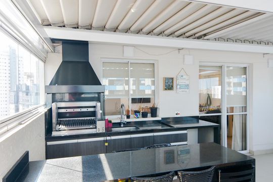 Varanda gourmet de apartamento à venda com 2 quartos, 127m² em Vila Augusta, Guarulhos