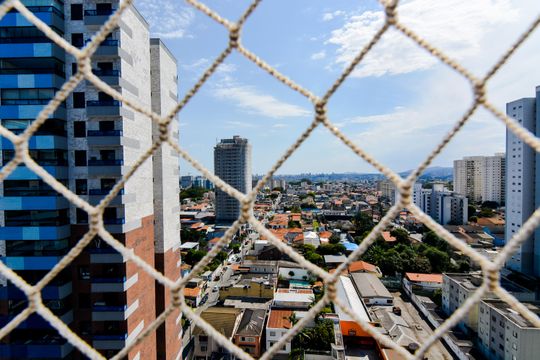 Vista da Suíte de apartamento à venda com 2 quartos, 127m² em Vila Augusta, Guarulhos