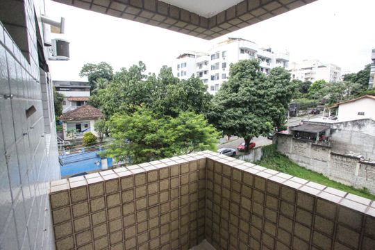 Varanda da Sala de apartamento à venda com 2 quartos, 66m² em Pechincha, Rio de Janeiro