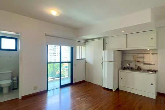 Sala de apartamento à venda com 1 quarto, 43m² em Pinheiros, São Paulo