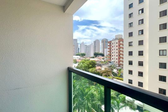Varanda de apartamento à venda com 1 quarto, 43m² em Pinheiros, São Paulo