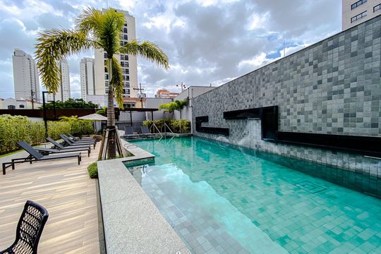 Área comum - Piscina de kitnet/studio para alugar com 1 quarto, 36m² em Vila Mariana, São Paulo
