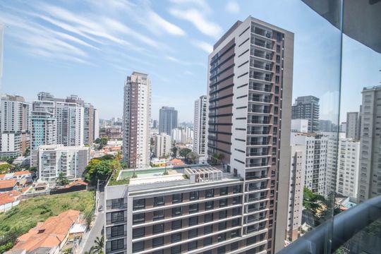 Vista do Studio de kitnet/studio à venda com 1 quarto, 32m² em Jardim das Acácias, São Paulo