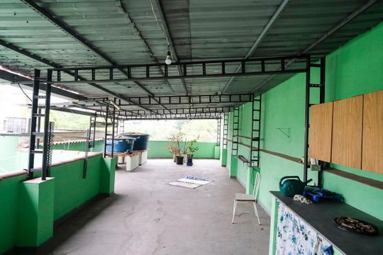 Área de serviço de casa para alugar com 3 quartos, 506m² em Santa Maria, São Caetano do Sul