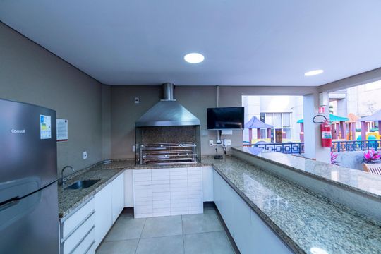 Area comum de apartamento para alugar com 3 quartos, 107m² em Sítio Tamboré Alphaville, Barueri