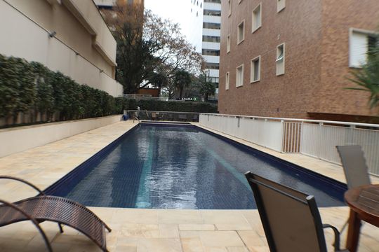 Área comum - Piscina de apartamento para alugar com 3 quartos, 107m² em Empresarial 18 do Forte, Barueri