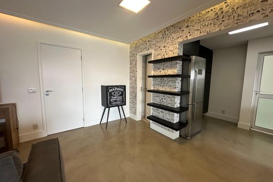 Sala de apartamento para alugar com 3 quartos, 107m² em Empresarial 18 do Forte, Barueri