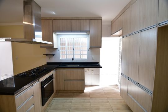 Cozinha de casa para alugar com 2 quartos, 80m² em Jardim Chapadão, Campinas