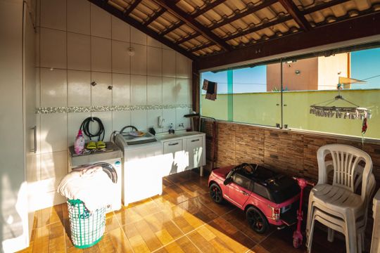 Área de Serviço de apartamento à venda com 3 quartos, 114m² em Rio Branco, Belo Horizonte