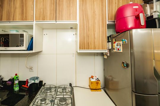 Cozinha de apartamento à venda com 3 quartos, 114m² em Rio Branco, Belo Horizonte