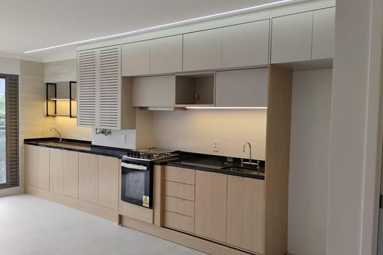 Cozinha de apartamento à venda com 1 quarto, 51m² em Perdizes, São Paulo