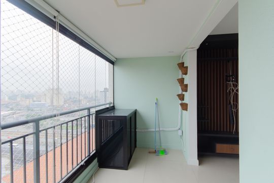 Varanda de apartamento para alugar com 2 quartos, 59m² em Cambuci, São Paulo