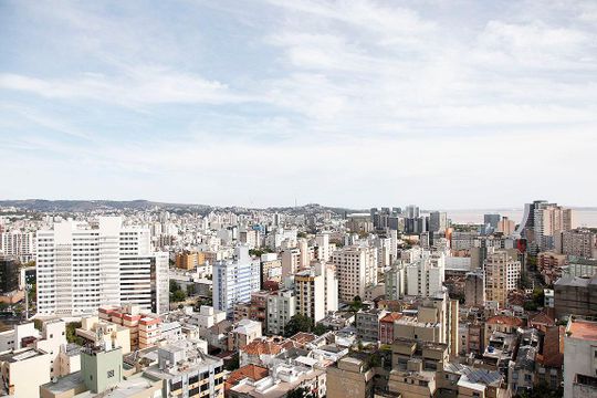 Terraço Cobertura Vista de apartamento à venda com 1 quarto, 139m² em Centro Histórico, Porto Alegre