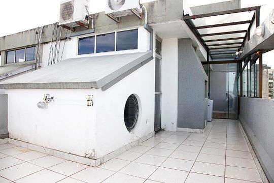 Terraço Cobertura de apartamento à venda com 1 quarto, 139m² em Centro Histórico, Porto Alegre