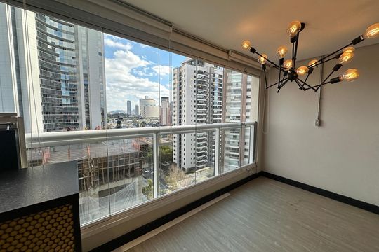 Varanda da Sala de apartamento para alugar com 1 quarto, 67m² em Melville Empresarial I E Ii, Barueri