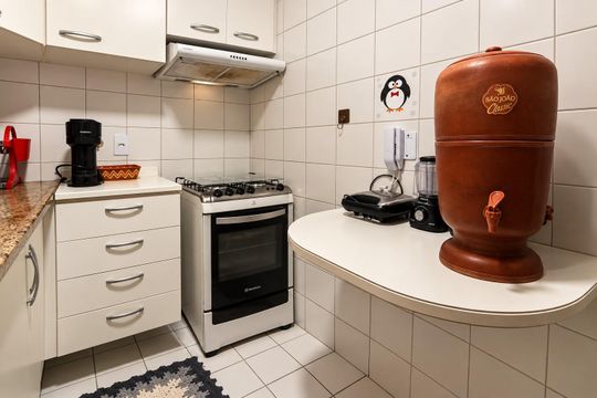 Cozinha de apartamento à venda com 2 quartos, 66m² em Bela Vista, São Paulo
