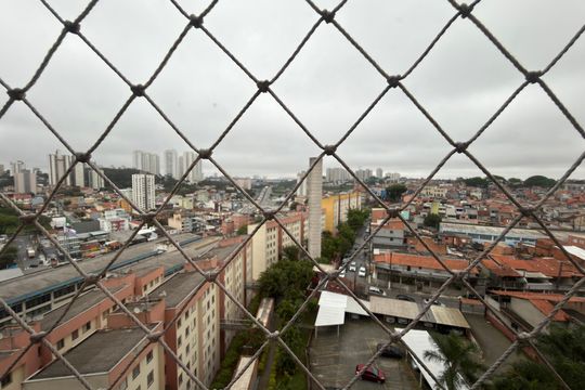 Vista Varanda gourmet de apartamento à venda com 2 quartos, 54m² em Jardim Olavo Bilac, São Bernardo do Campo