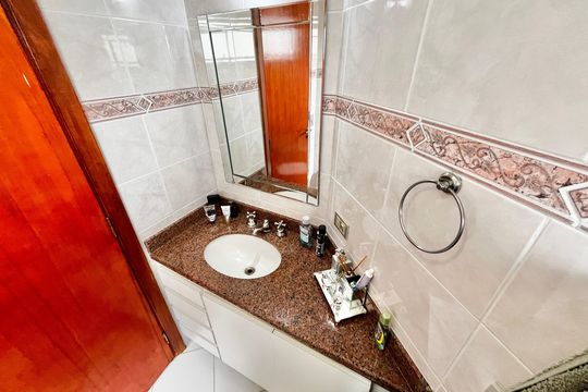 Banheiro da Suíte 3 de apartamento à venda com 3 quartos, 119m² em Santana, São Paulo
