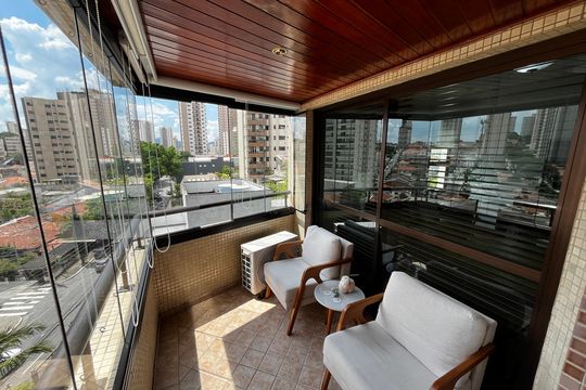 Varanda da Sala de apartamento à venda com 3 quartos, 119m² em Santana, São Paulo