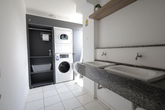 Área comum de apartamento à venda com 2 quartos, 42m² em Santa Maria, Santo André