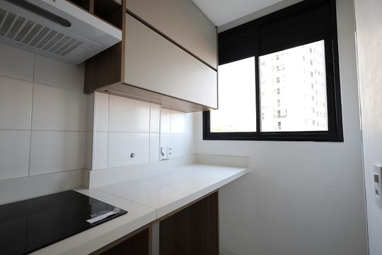 Área de serviço de apartamento à venda com 2 quartos, 42m² em Santa Maria, Santo André