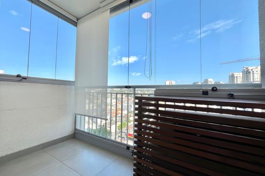Varanda da Sala de apartamento à venda com 2 quartos, 65m² em Vila Santa Catarina, São Paulo