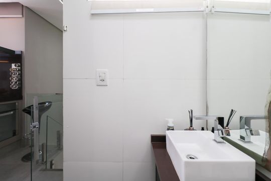 Lavabo da Cobertura de apartamento à venda com 2 quartos, 184m² em Jardim, Santo André