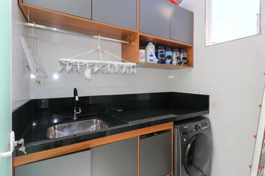 Área de Serviço de apartamento à venda com 2 quartos, 184m² em Jardim, Santo André