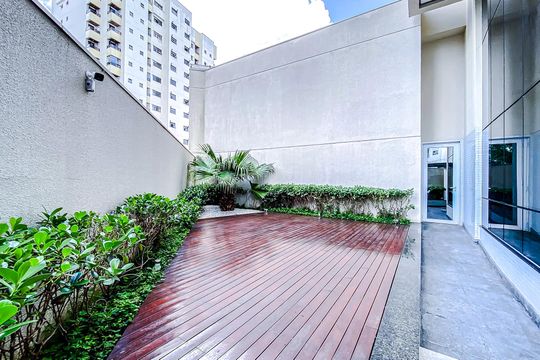Área comum de apartamento para alugar com 1 quarto, 40m² em Vila Regente Feijó, São Paulo