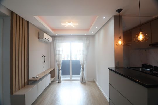 Sala de apartamento para alugar com 2 quartos, 53m² em Centro, Canoas