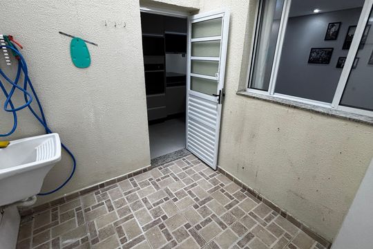 Área de Serviço de apartamento à venda com 2 quartos, 60m² em Jardim Ana Maria, Santo André