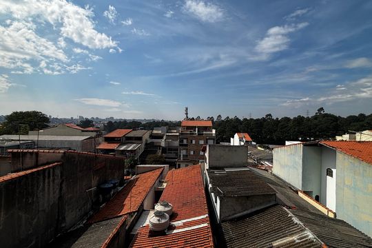 Vista da Suíte  de apartamento à venda com 2 quartos, 60m² em Jardim Ana Maria, Santo André