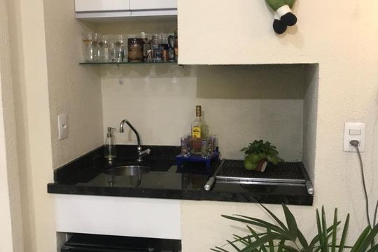 Varanda Sala de apartamento à venda com 2 quartos, 74m² em Vila Regente Feijó, São Paulo