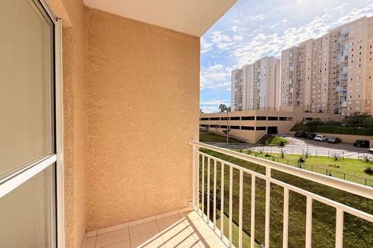 Sacada de apartamento para alugar com 2 quartos, 54m² em Vila Nambi, Jundiaí