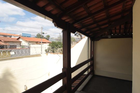 Varanda do Quarto 1 de casa de condomínio para alugar com 3 quartos, 120m² em Santa Branca, Belo Horizonte