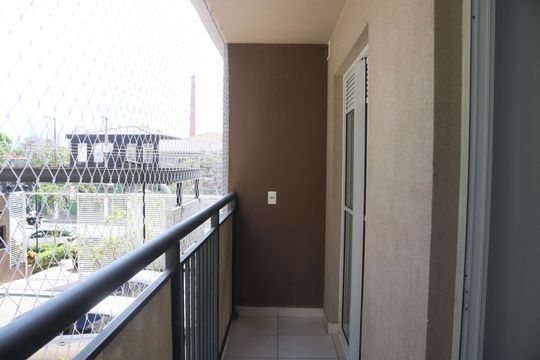 Varanda da Sala de apartamento para alugar com 1 quarto, 29m² em Vila Romana, São Paulo